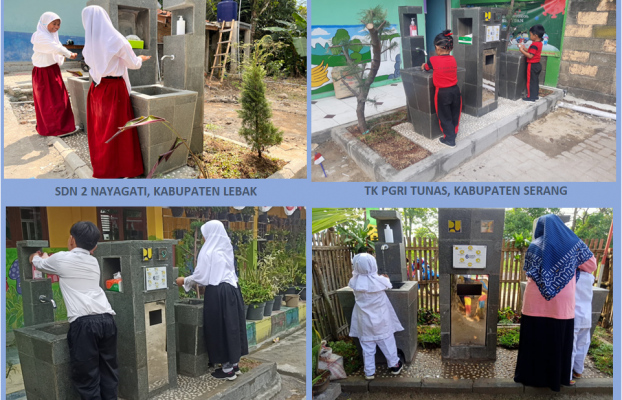 Gerakan Cuci Tangan yang Benar, Banten