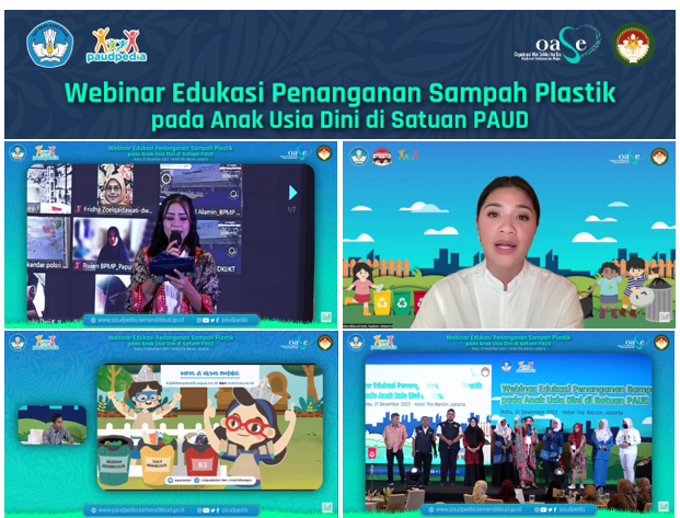 Webinar OASE KIM: Edukasi Penanganan Sampah Plastik pada Anak Usia Dini di Satuan PAUD